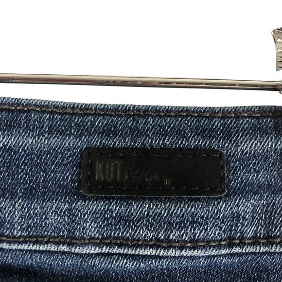 Kut From The Kloth Women's Size 4 Blue Dark Wash Catherine Boyfriend Jeans - Picture 5 of 11